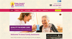 Desktop Screenshot of iowafamilyassistants.com