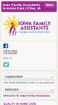 Mobile Screenshot of iowafamilyassistants.com